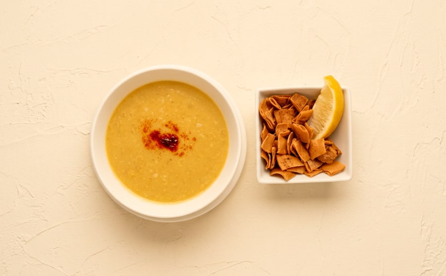 Lentil soup at Derian, Yerevan — Slow-simmered lentils, smooth and warming — the bowl to begin a meal with, and better still for a squeeze of lemon.